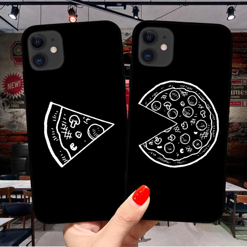 

Funny pizza · cute piggy for iPhone 11Pro XS MAX XR X 8,7,6 6s + 5S SE couple case