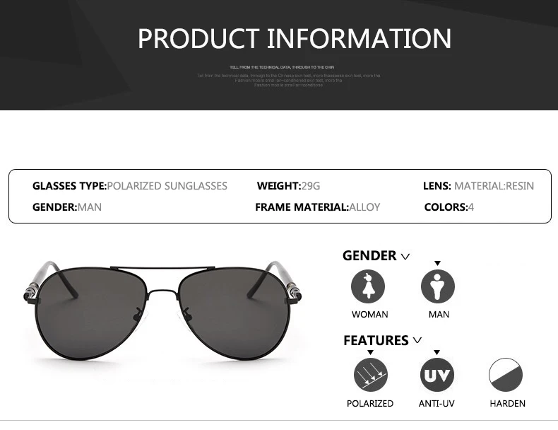 Классический ретро Для мужчин солнцезащитные очки Брендовая Дизайнерская обувь Pilot, поляризационные мужские Винтаж солнцезащитные очки gafas oculos de sol masculino