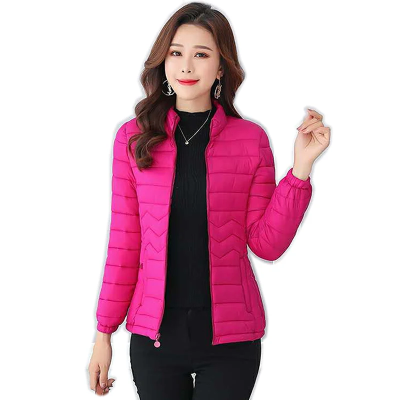 Женская теплая зимняя куртка новинка 2019 модное женское зимнее пальто пуховая