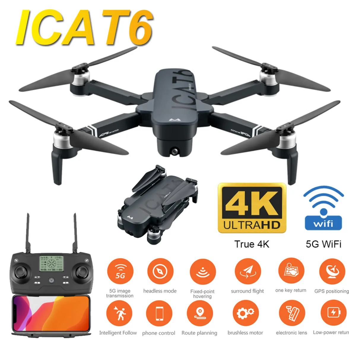 

GPS Drone 4K HD Adjustment Camera Wide Angle 5G WIFI FPV RC Quadcopter Professional Foldable Drones dron drones drone gps toys