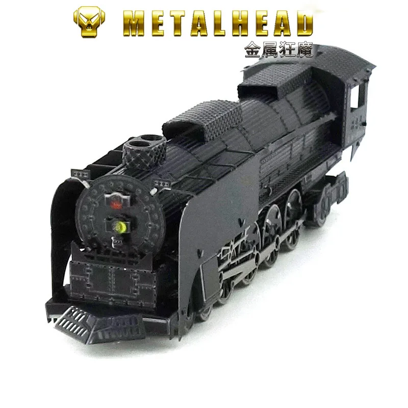 

Love Spell All-Metal Stainless Steel DIY Assembled Model 3D Glue-free 3D Puzzle Model Color Steam Machine Locomotive