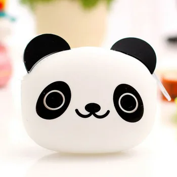

Women Children Earphone Headphone Stationery Holder Candy Colored 3D Cartoon Animal Girls Bags Key Wallets