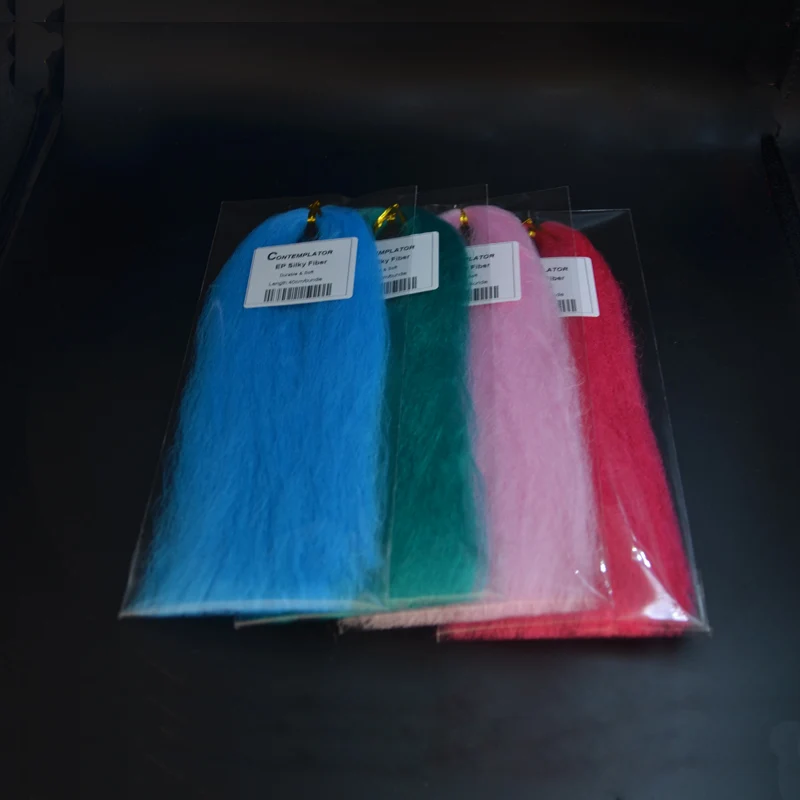 CONTEMPLATOR 2 bags/pack Fliegen Binden EP Seidige Faser Synthetische Materialien Gut Polypropelene Minnow Körper Fasern Zieht Wilden Trout – Detail 4