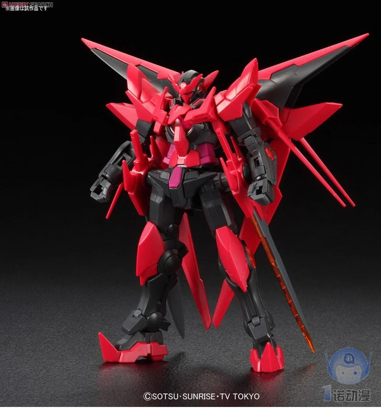 Модель GUNDAM HGBF 1/144 DARK EXIA 00 gunдамская готовая плеер один bothunderbolt Armor Unchained мобильный костюм детские игрушки