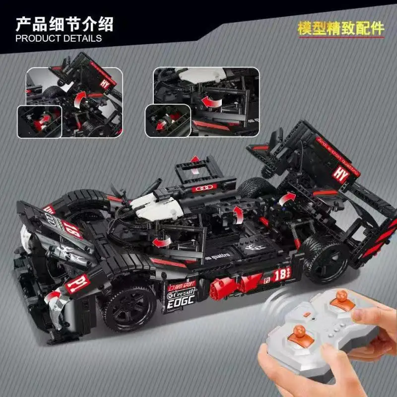 23011 Супер гоночный автомобиль R18 Technic строительный блок кирпичи детские развивающие игрушки рождественские подарки