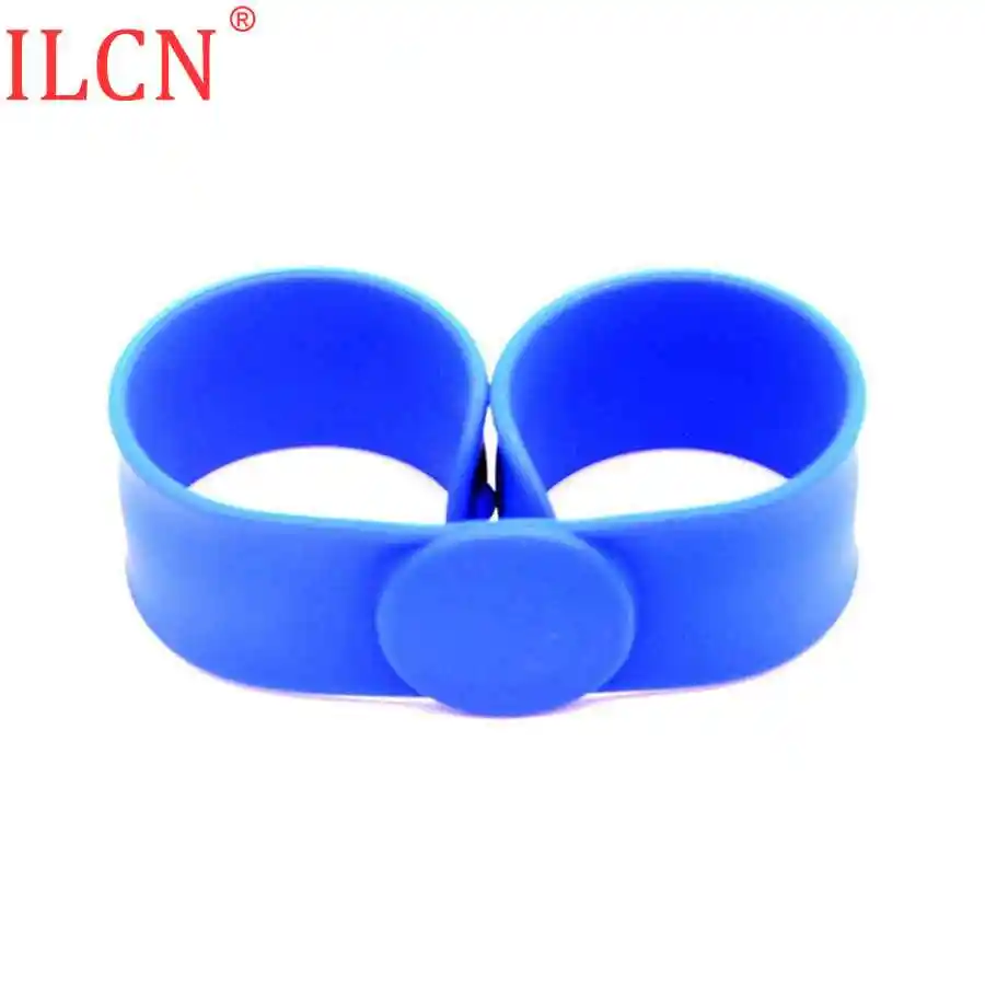 125 кГц ID RFID только для чтения водонепроницаемый силиконовый браслет брелок браслет с контролем доступа браслет карта EM4100 TK4100 синий 1 шт