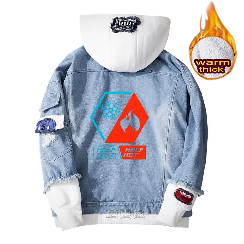 Boku No My Hero Academy hoodie Midoriya izku, пальто для косплея, джинсовая куртка для мужчин, зимняя женская джинсовая верхняя одежда, теплая толстовка