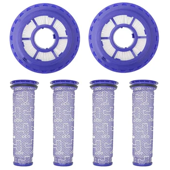 

2 Pack HEPA Post Filter & 4 Pack Pre Filter Replacement for Dyson DC65 DC66 DC41 UP13 UP20 Animal Multi Floor