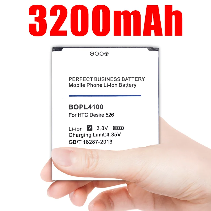 3200mAh BOPL4100 bobm3100 аккумулятор для htc Desire 526 526G 526G+ Dual SIM D526h