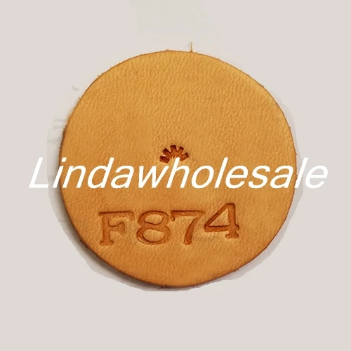 Кожа резьба инструменты для печати F874/F922/F924/F925, кожа инструменты, печать для кожи