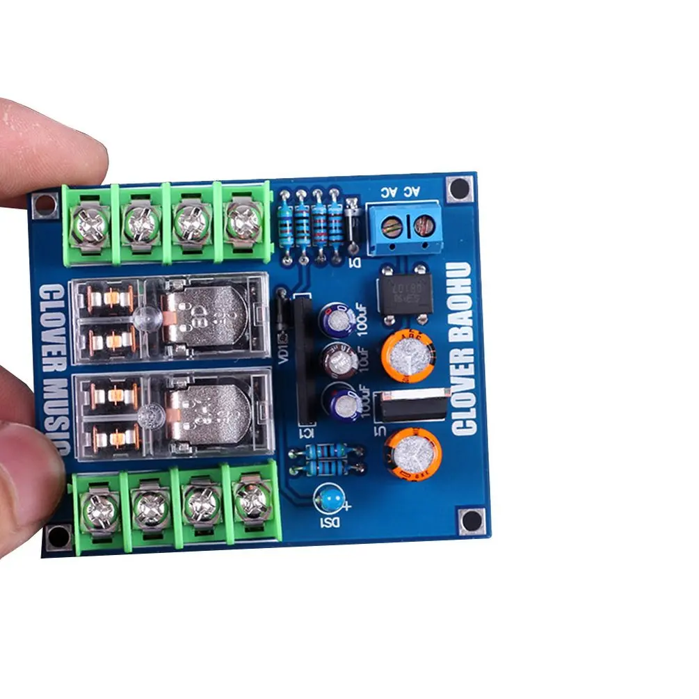 Двойной Acron реле 7812 Upc1237 динамик Рог Защита доска для Diy Ac12-24V Us Bc200 Upc1237 релейная плата защиты