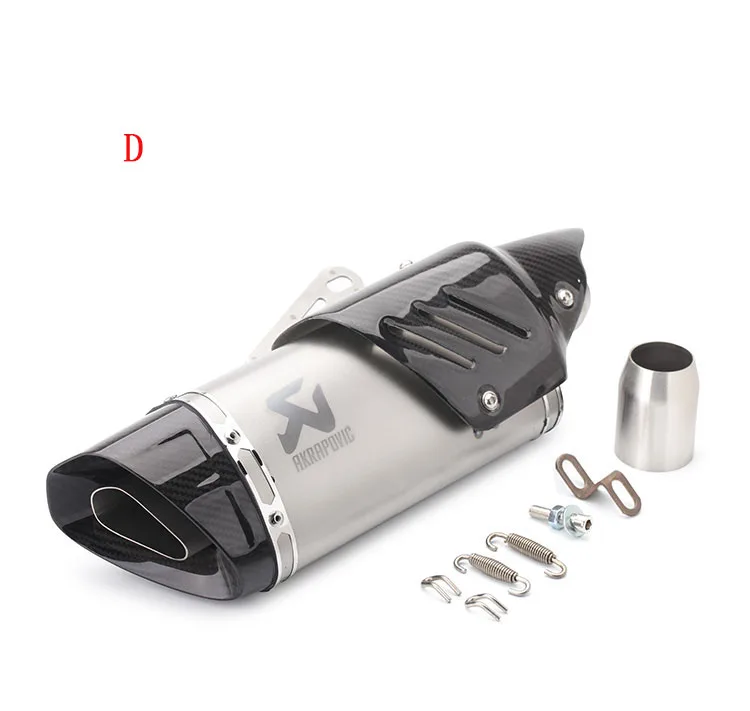 51 мм Akrapovic выхлопная труба для мотоцикла для спортивных гонок, выхлопная труба для грязного велосипеда с DB Killer Для Бенелли NVX155 Nmax CBR600RR