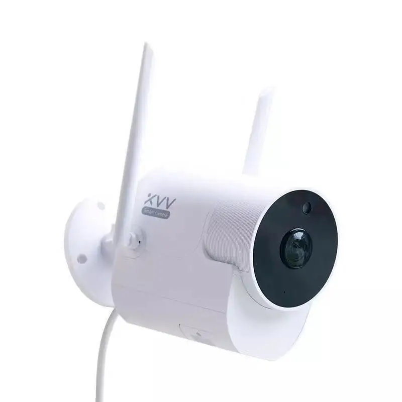 Новейшая Xiaomi Xiaovv наружная панорамная камера наблюдения камера беспроводной wifi высокой четкости ночного видения с приложением Mijia - Цвет: Set 1 with US Plug