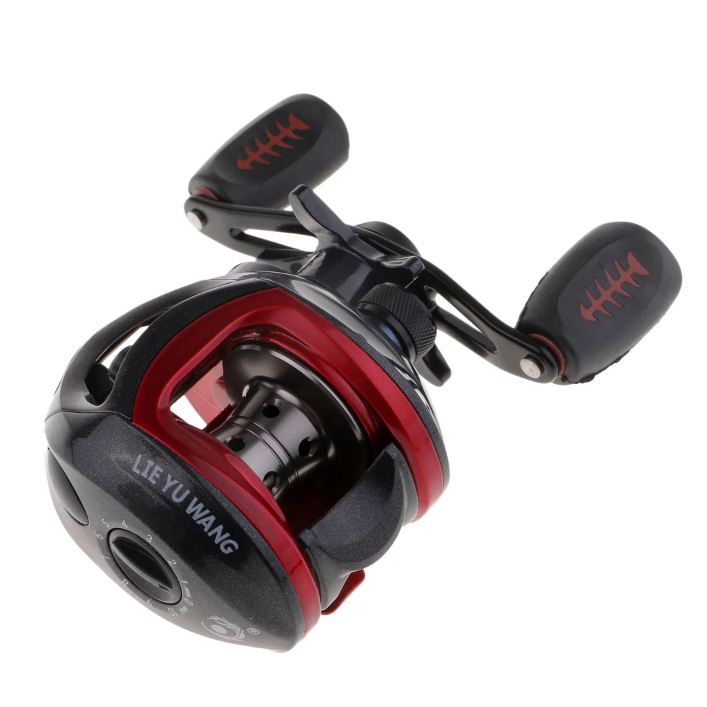 Супер гладкая катушка baitcasing 7,0: 1 Передаточное отношение 3+ 1 подшипники, 12lbs Макс сопротивление