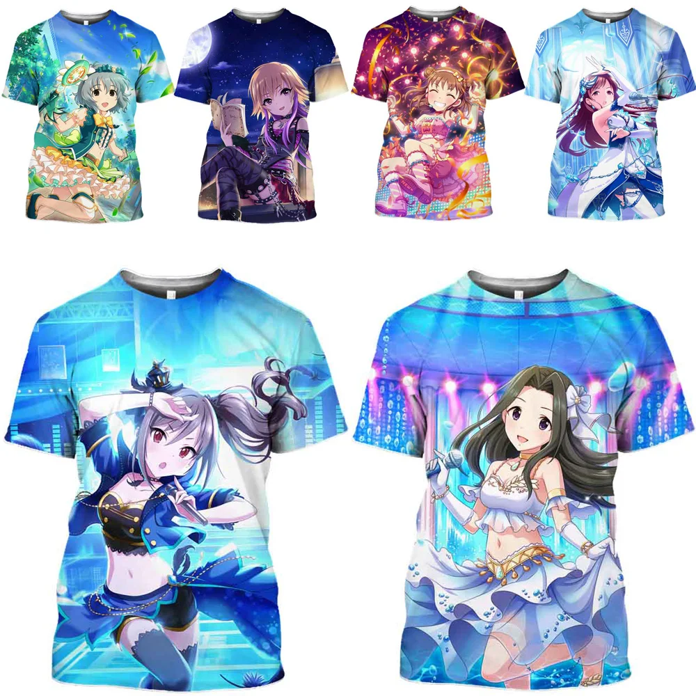 Mamba Топ сексуальное бикини 3D хентай аниме футболка для девочек Мужская Idol Master