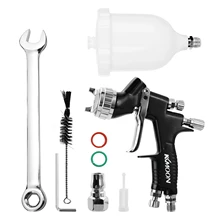 Профессиональный ТТС Гравитация HVLP Аэрограф распылитель DIY ручной распылитель инструмент для рисования с составом и 1,3 мм соплом