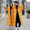 2022 New Men Wommen Lovers Winter Down Jacket High Quality Long Thick Warm Coat Fashion Trens Red Yellow Black Youth Parkas 4XL ► Photo 2/6