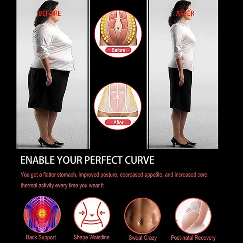 extreme tummy control shapewear Women Corset Latex Waist Trainer Body Shaper Slimming Sheath Belly Colombian Girdles Steel Bone Binders Shapers Workout Belt girdles