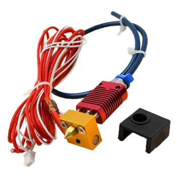 

24V Hot End Kit With PTFE Tubing Extruder 3D Printer Practical Replacement Parts Thermistor Aluminum Assembled For Ender 3 Pro