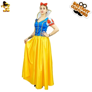 

New Style Hot Movie Adult Women Princess Dress Puff Sleeve Costumes with Princess Collar Carnival Birthday Party Fancy Gown