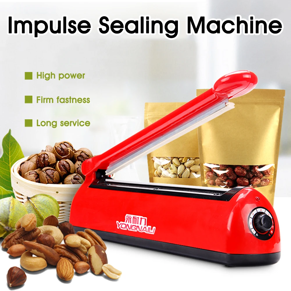 2mm/5mm Sealing Machine Plug In Electric Manual Heat Sealer 8 Temp