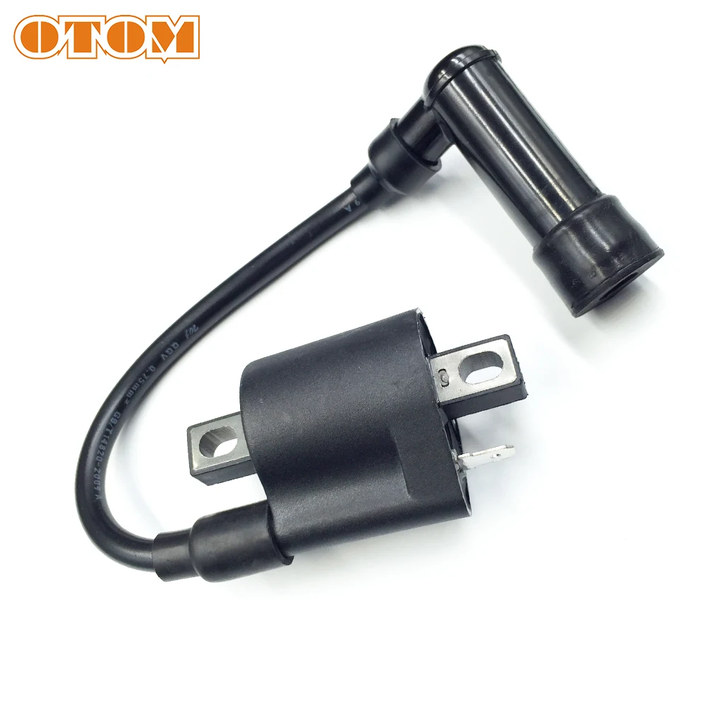 OTOM Motorcycle Ignition Coil Black High Quality For ZS177MM ZONGSHEN 250CC Engine NC250 NC450 KAYO T6 ZS250GY-3 4 Valves Parts