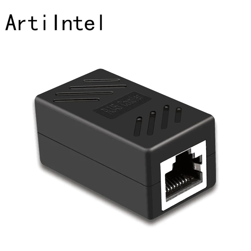 

RJ45 Coupler Network Ethernet Dual Straight Head Lan Cable Joiner Coupler RJ45 CAT 5 5E 6 6a Extender Network Cable Connector