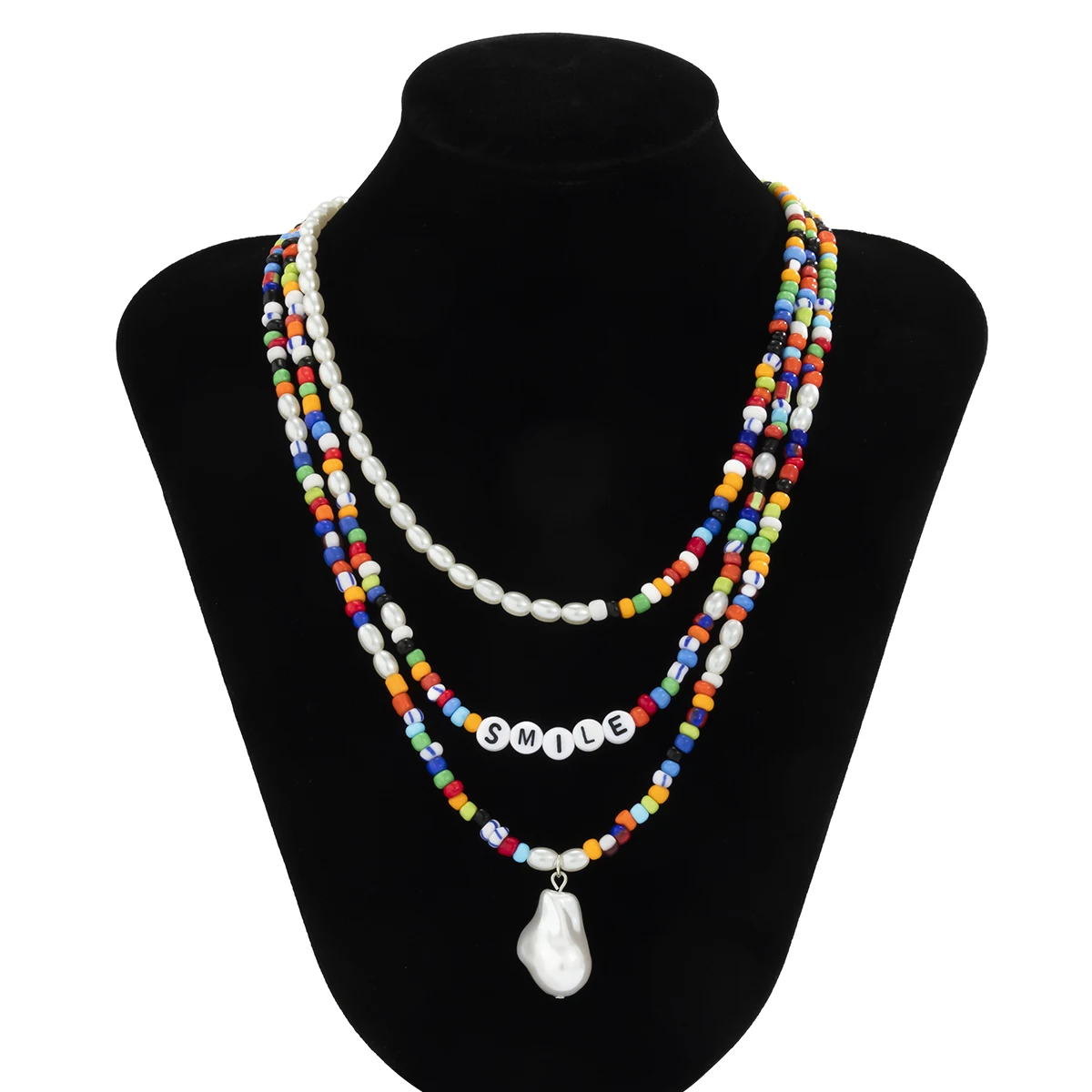 Cybche Boho Minuscola Collana Di Perle Di Semi Girocollo Bianco Collana Di Perline Catena Matrimonio Minimalista Perle Di Riso Collare Collane Gioielli Per Le Donne