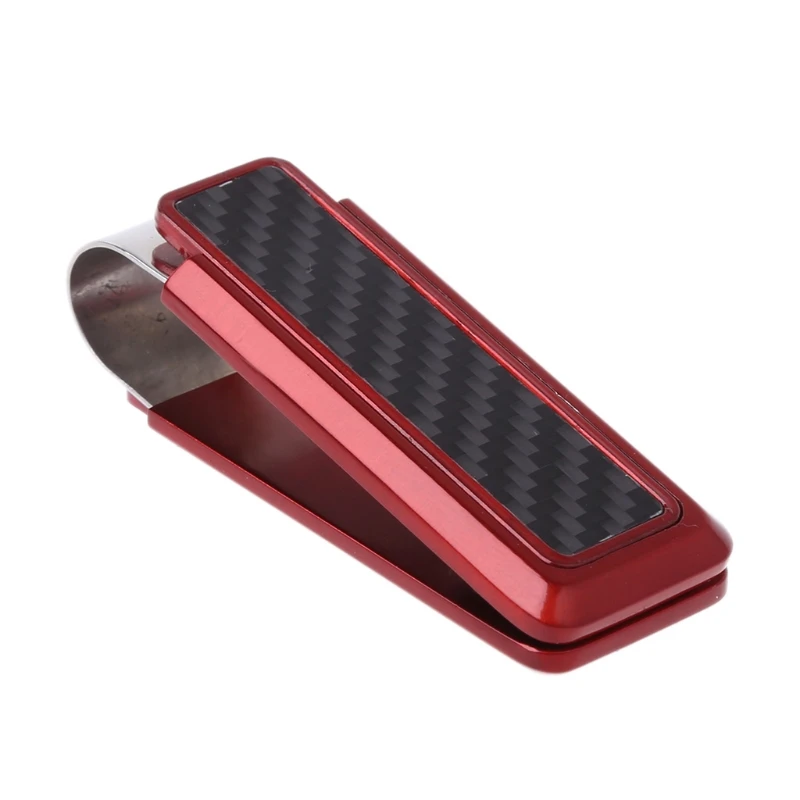 Men's Business Wallet Stainless Steel Carbon Fiber Money Clip Credit Card Holder 4