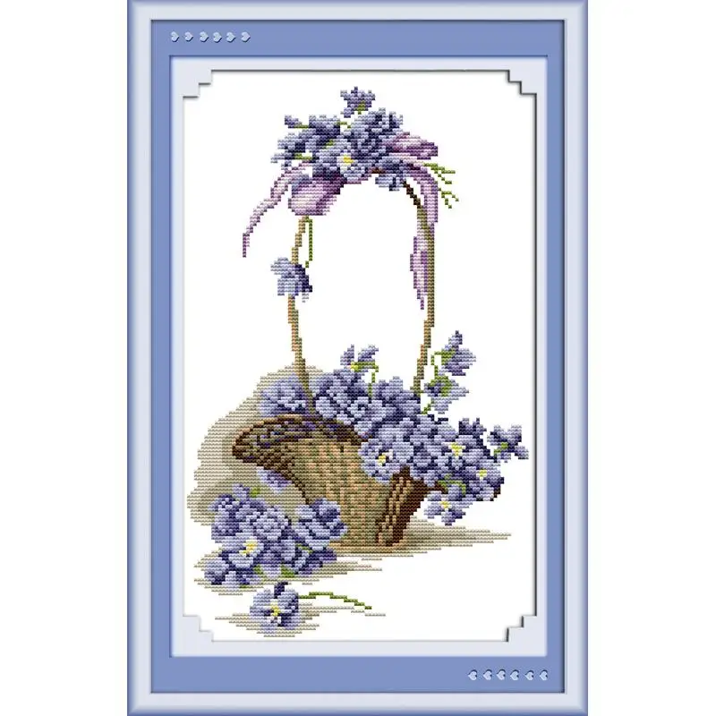 Набор для вышивки крестиком Joy Sunday с цветочным узором 14 карат | Дом и сад
