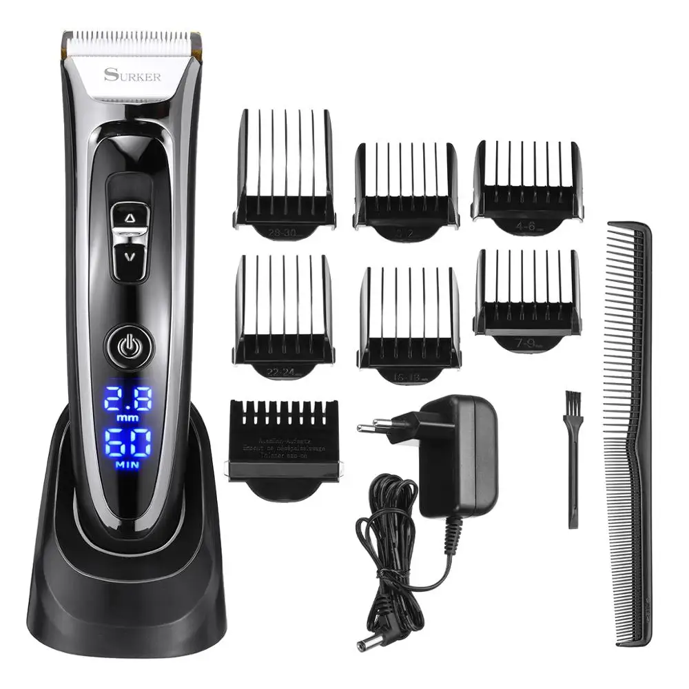 surker mens hair clippers cordless hair trimmer