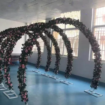 

Wedding arch event party backdrop stand balloon arch frame decorative flower structure door decoration