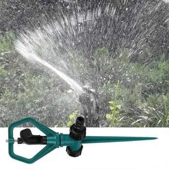 

Water Sprinkler 360 Degree Automatic Rotating Single Irrigation Plug-in Arm Park System Grass Sprinklers Spray Lawn For Gar W9F3