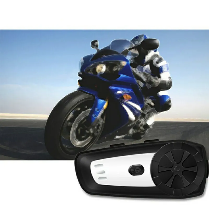 

Motorcycle Bluetooth Intercom Helmet Headsets Wireless Interphone Handsfree Walkie Talkie