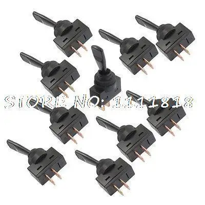 

20A/12VDC 10A/125VAC Two Position ON/OFF 2-Pins 0.47" Mount Toggle Switch 10 Pcs