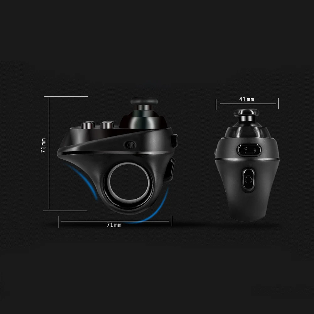 R1 Ring shape 3D Bluetooth 4.0 VR Controller Wireless Gamepad Joystick Gaming Remote Control for lOS and Android smartpho