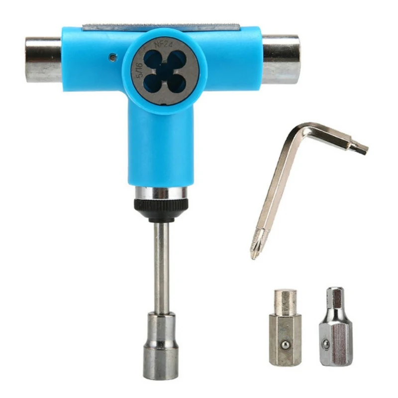 Skateboard Tool Roller Skate Scooter Adjusting T-Wrench Long board Fish Board Repair Tools L-type Head Spanner Screwdriver