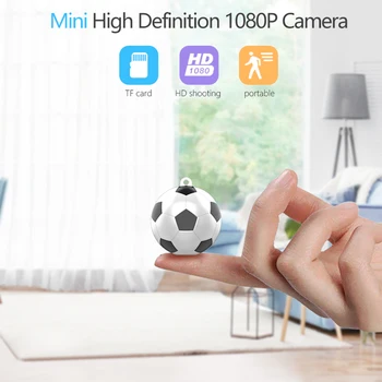 

Gosear Mini Soccer Style Camera Rechargeable Bluetoth 1080P HD DVR Camera for Outdoor Indoor Recording Conferencing Vlogging