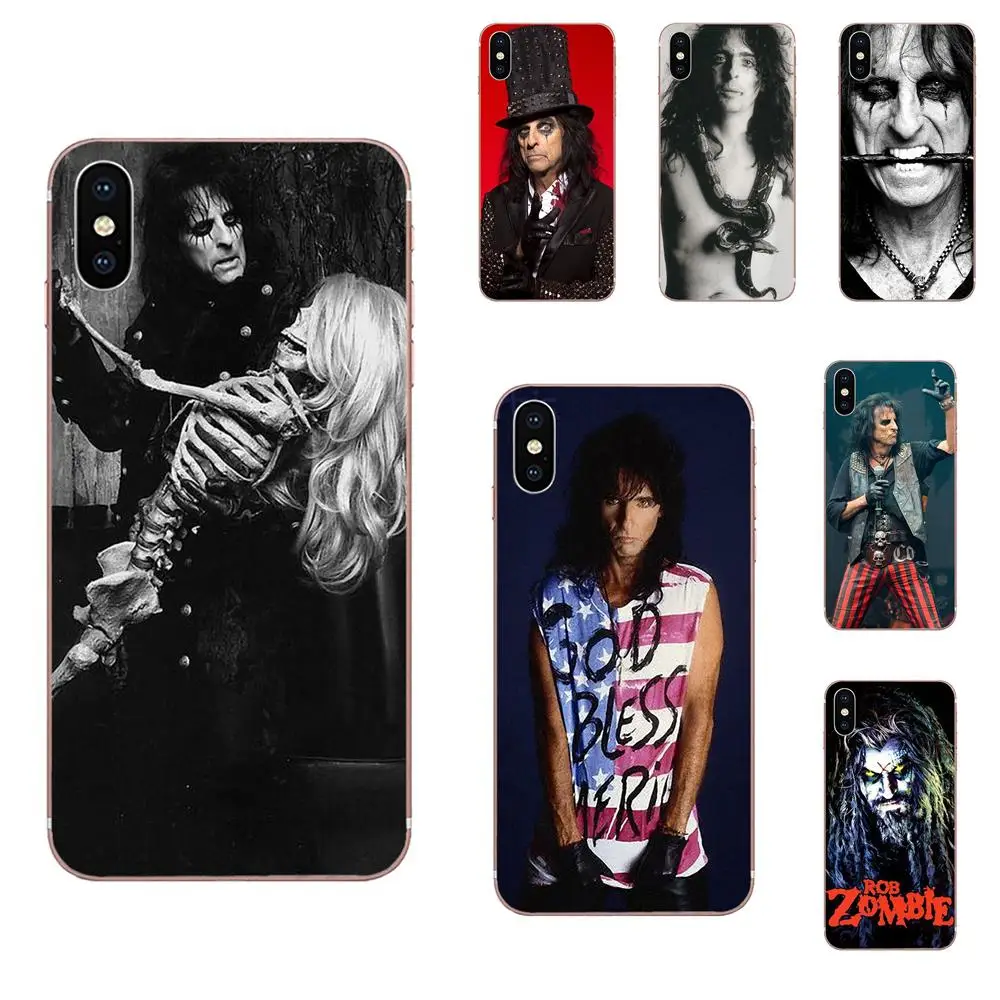For Galaxy Alpha Note 10 Pro A10 A20 A20E A30 A40 A50 A60 A70 A80 A90 M10 M20 M30 M40 Case Heavy Metal Band Alice Cooper | Мобильные