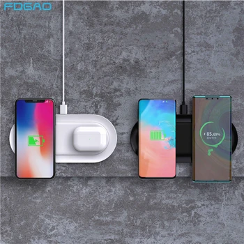 3 イン 1 携帯電話腕時計ヘッドホン磁気充電器ワイヤレス充電アダプタホルダーairpods用アップル腕時計充電器