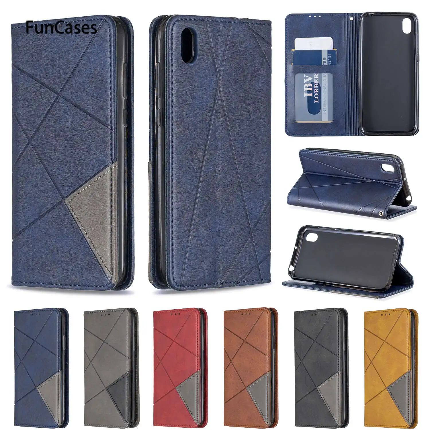 Y5 2019 чехлы для телефонов hoesje huawei с бриллиантами capinha Honor 8S Etui из искусственной кожи
