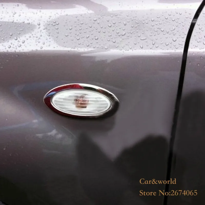 Для Nissan X-Trail T31 2008 до 2013 дверные фары боковая крышка лампы рамка ABS хром XTrail X Trail