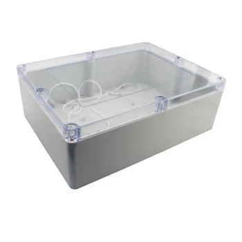 

320x240x60mm ABS IP65 Waterproof Plastic Wire Junction Box Transparent Enclosure Clear Project Case Electronic Terminal