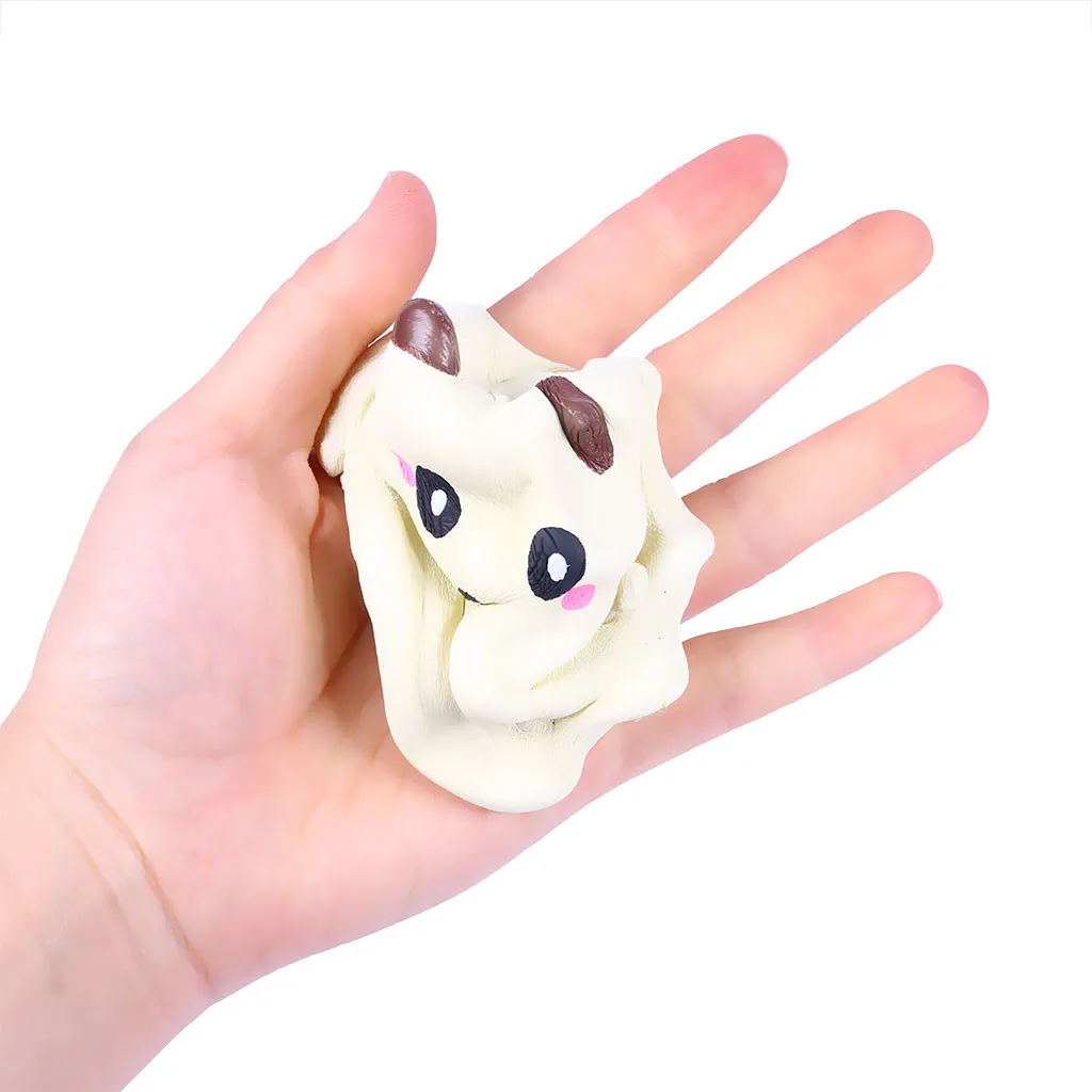 4 Pcs Adorable Animals Slow Rising Stress Relief doll Squeeze Decompression Toy Funny Holiday Gift Simulation Cartoon toy #C
