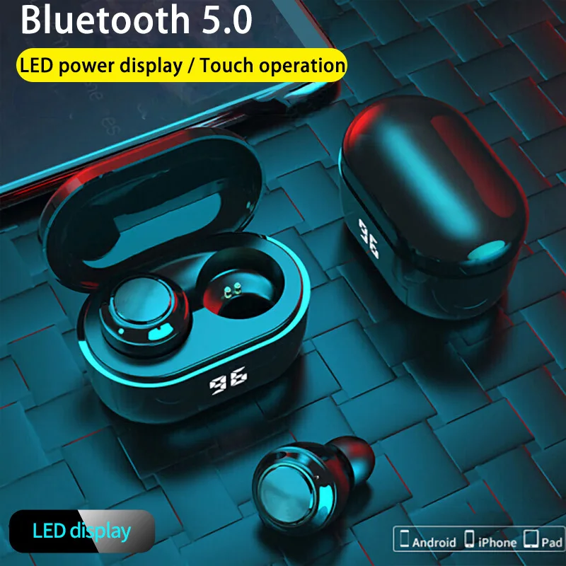 Bluetooth наушники Водонепроницаемый спортивные гарнитуры Беспроводной с