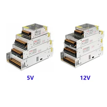 

LED Strip Module Power Supply DC 5V/12V/24V/36V TO AC 110V-220V 1A 2A 3A 4A 5A 6A 8A 10A 15A 20A 30A 40A 50A 60A Transformer