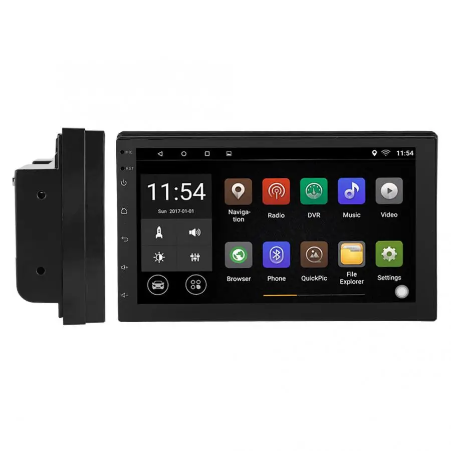 Mp3 " wifi двойной 2 Din Автомобильный Радио стерео Мультимедиа Bluetooth плеер gps антенна 1+ 16G для Android hifi плеер
