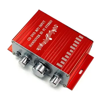 

Hi-Fi 12v Mini Car Stereo Amplifier 2 Channel Auto Audio Digital Amplifiers Sound Cd Dvd Mp3 Input For Motorcycle Home