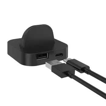 

USB Type-C Charging Stand for N-Intendo Switch Lite Console Charger Dock R91A