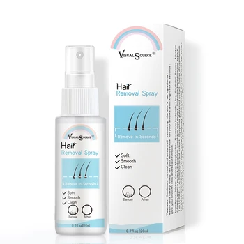 

20ML Powerful Permanent Painless Hair Removal Spray Stop Hair Growth Inhibitor Shrink Pores Skin Smooth Repair Essence